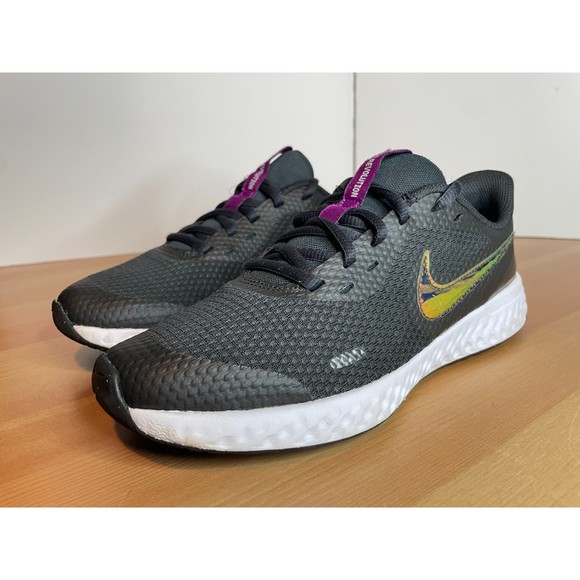 Nike Revolution Power Black Running Sneakers Shoe | Women's Size 6 US - Picture 2 of 11